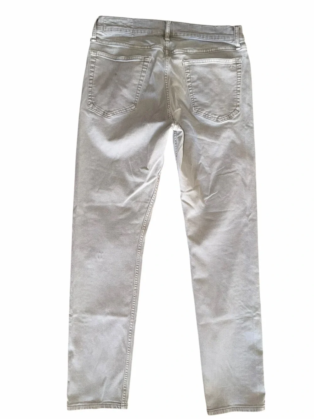 Rag & Bone Fit 2 Slim Jean Mens 31 Gray Stretch Denim Light Wash Premium Denim